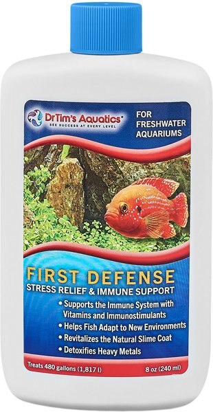 Dr. Tim's Aquatics First Defense Freshwater Aquariums Stress Relief and Immune Support