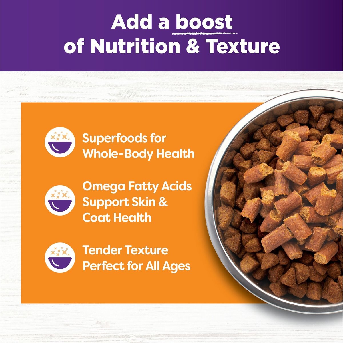 Wellness Bowl Boosters Tender Turkey and Chicken Dog Food Topper