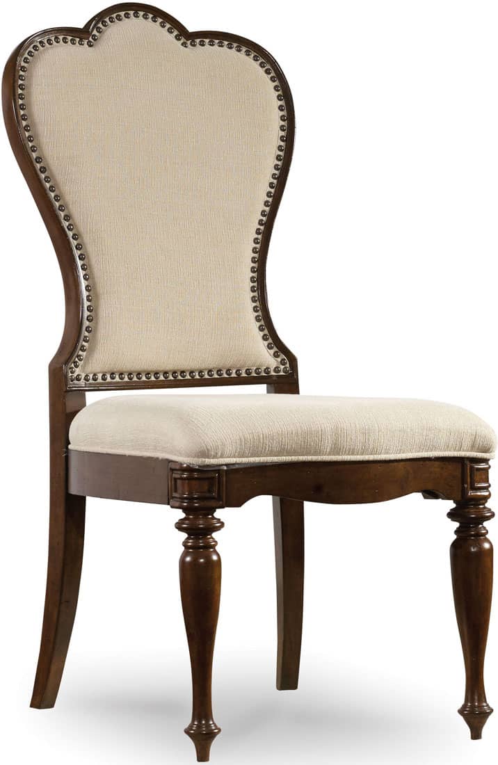 Hooker Furniture Rich Traditional Mahogany Dining Room Leesburg Upholstered Side Chair