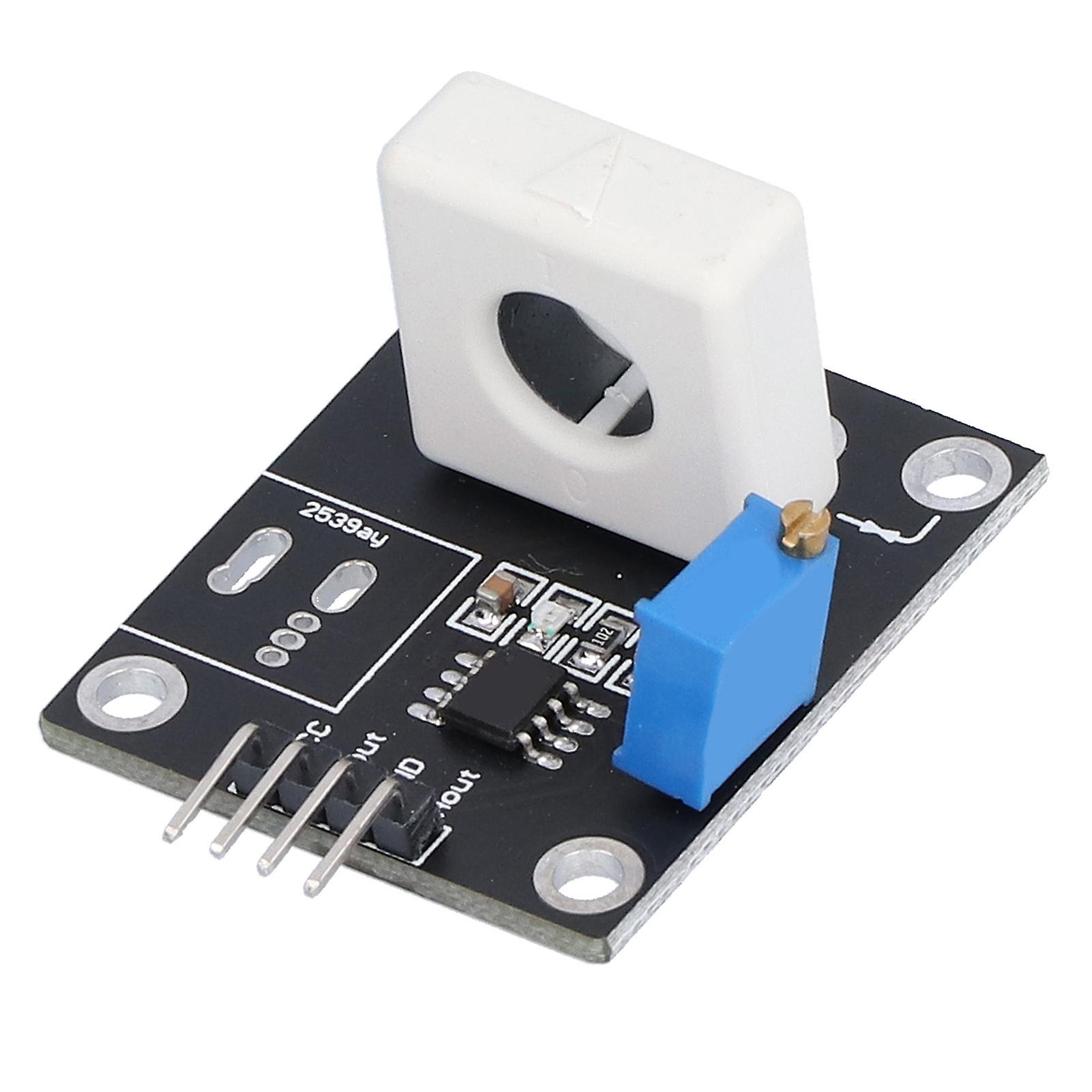 Current Sensor Module DC100A Overcurrent Detection Board with Indicator Light DC5V WCS1600