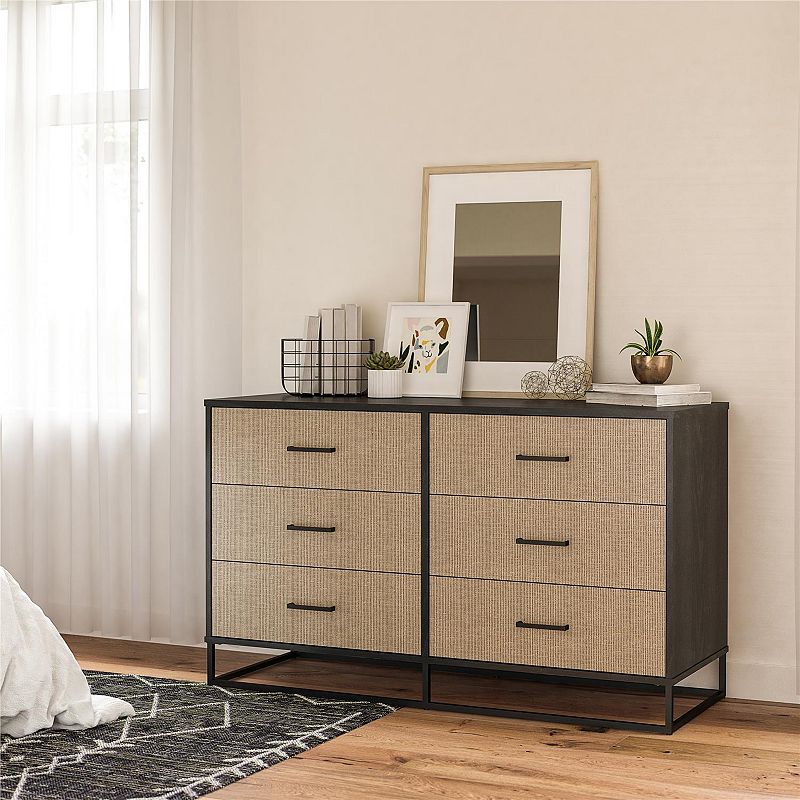 Novogratz Kelly 6-Drawer Dresser