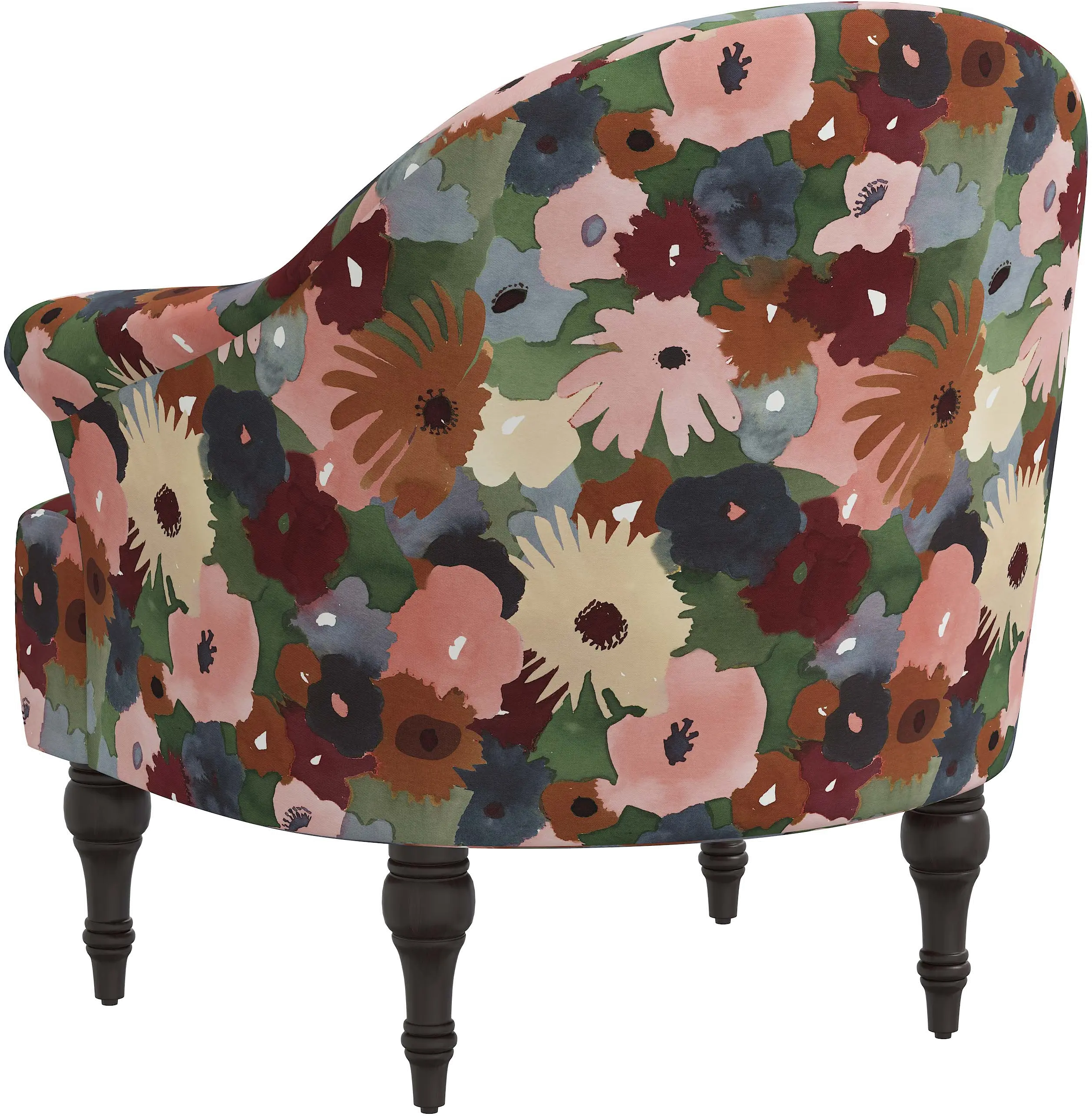 Lila Multicolor Floral Accent Chair - Skyline Furniture