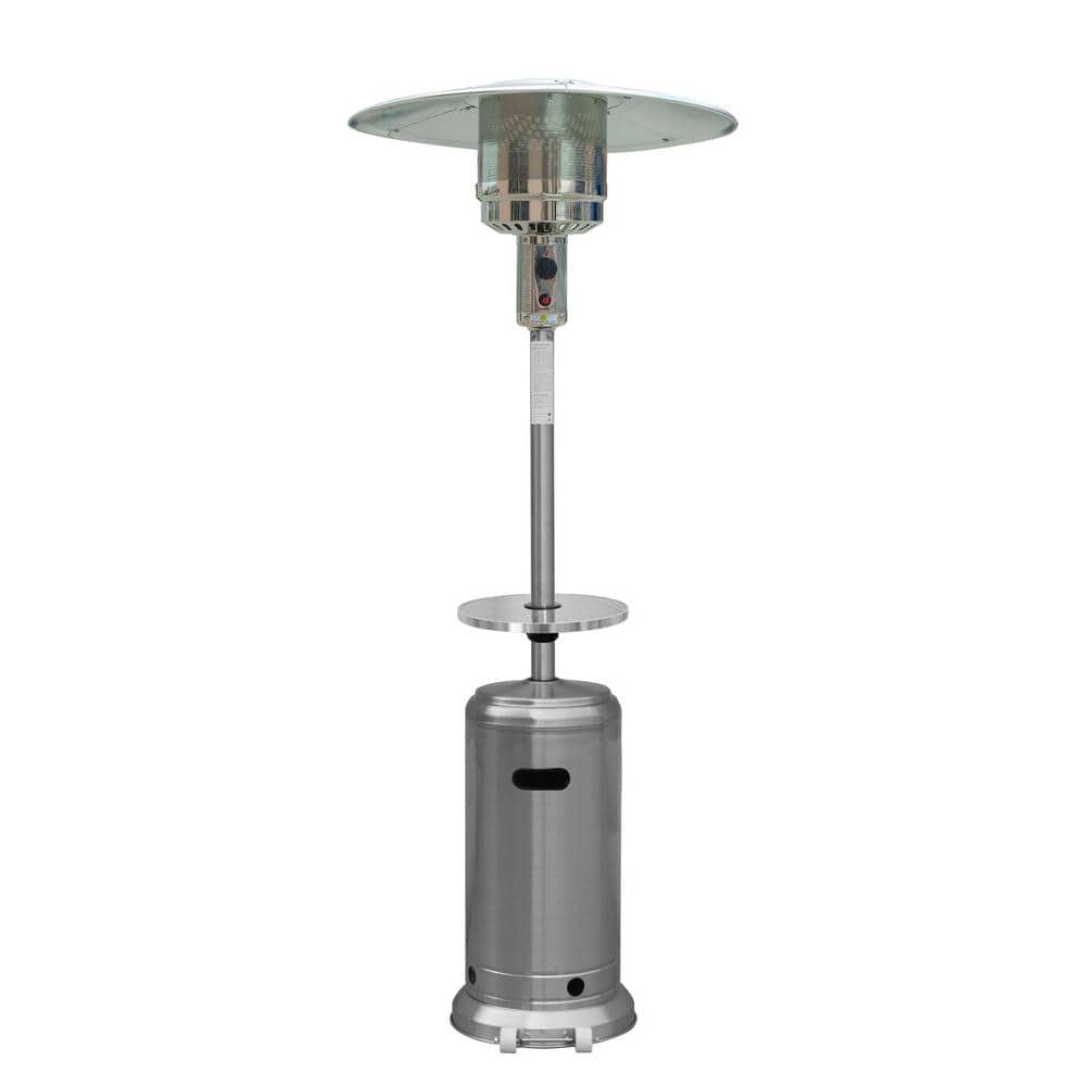 AZ Patio Heaters 48,000 BTU Stainless Steel Propane Patio Heater HLDS01-BST