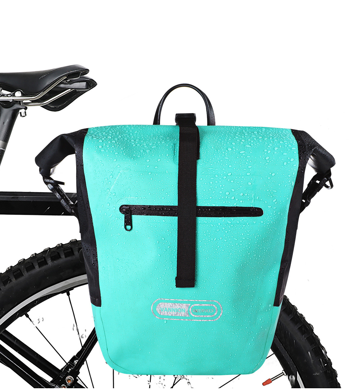 Waterproof Cycling Bike Bicycle Rear Rack Pannier Bags Long Riding Travel Waterproof Bicycle Pannier Bags