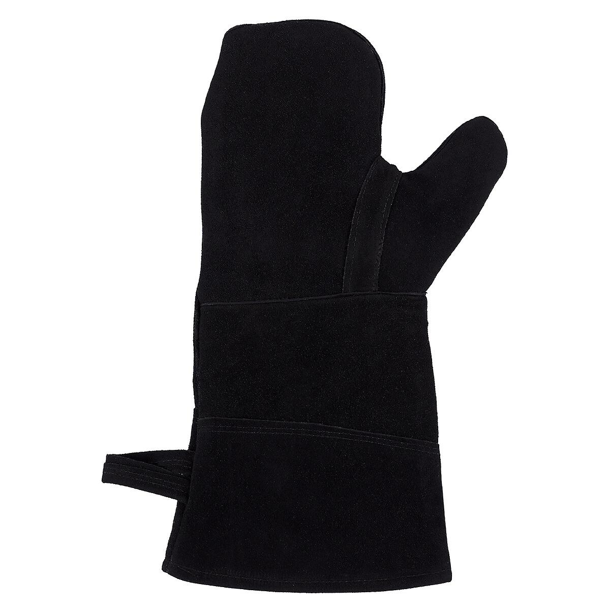 Yardwe Baking Gloves Heat Resistant Insulation Gloves Stove Oven Welding Gloves For Home Outdoor Bbq Use