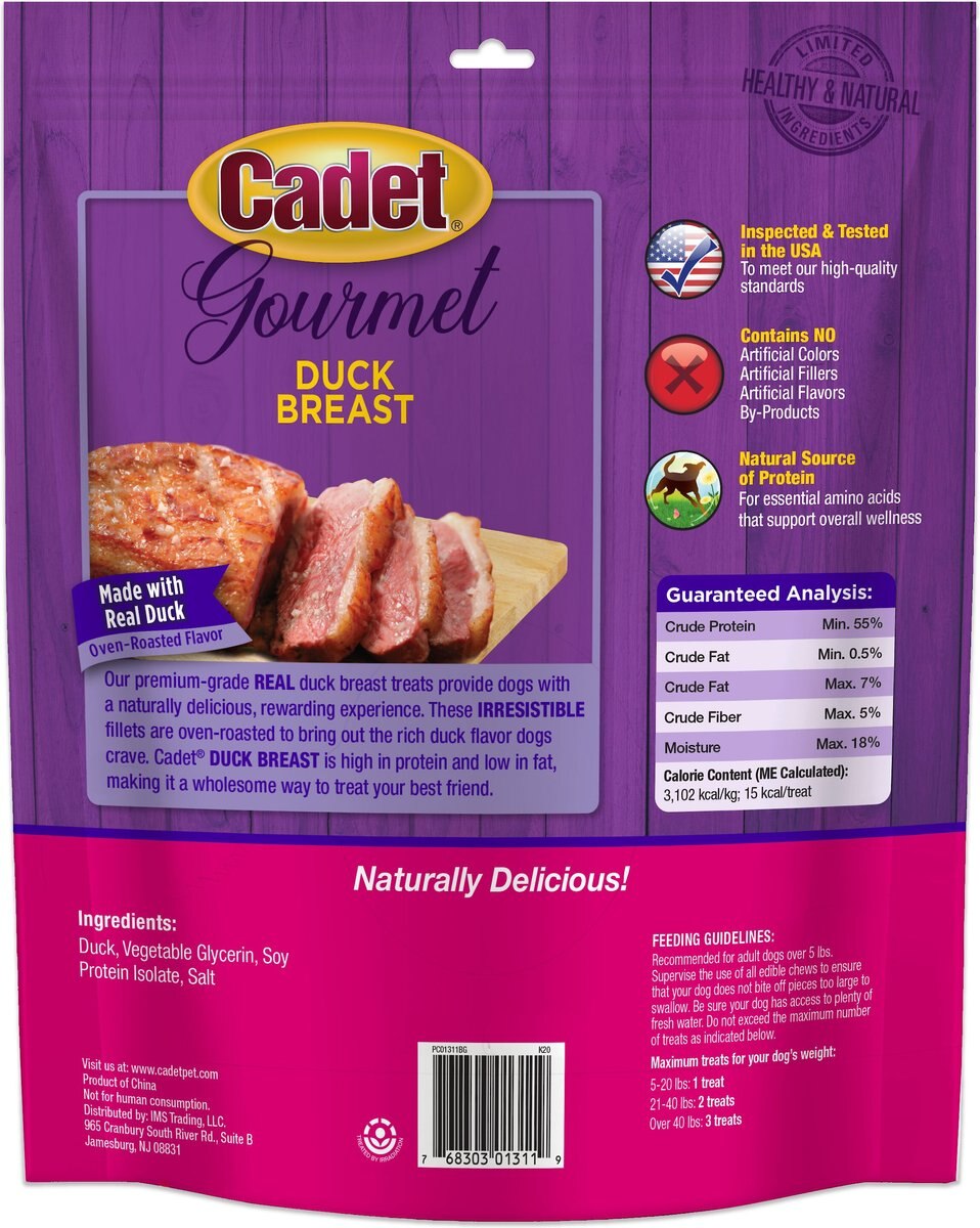 Cadet Gourmet Duck Breast Dog Treats