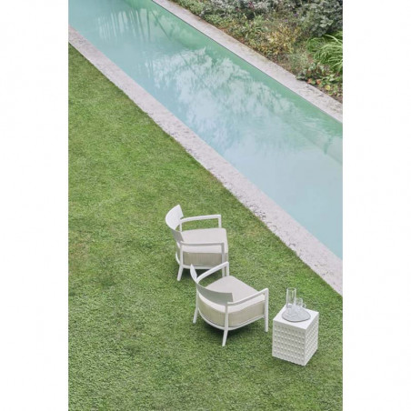 Fauteil KARTELL Cara Outdoor -  Fauteuil extérieur design italien