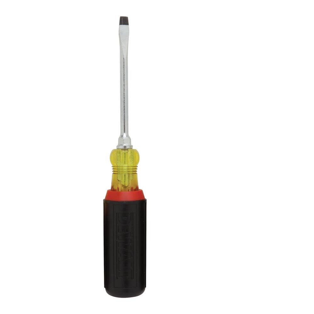 DEWALT 1/4 In. x 1/2 In. Standard Stubby Vinyl Grip Screwdriver DWHT66368 from DEWALT