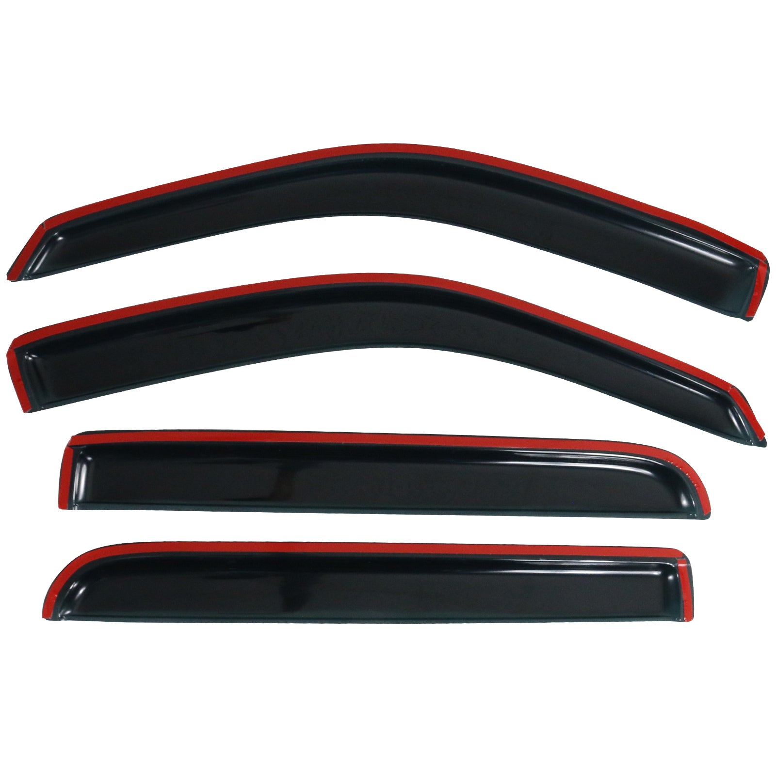 Ikon Motorsports Compatible with 02-10 Ford Explorer 03-05 Lincoln Aviator Acrylic Window Visors Vent Deflector Rain Guard 4Pc Set Outside Mount 2002 2003 2004 2005 2006 2007 2008 2009 2010