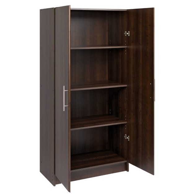 Elite Storage Cabinet Espresso Prepac