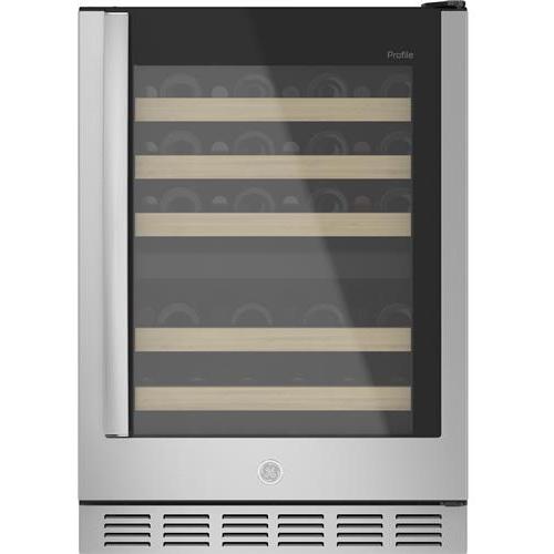 GE Profile 44-Bottle Wine Cooler with Dual Zone PWS06DSPSS