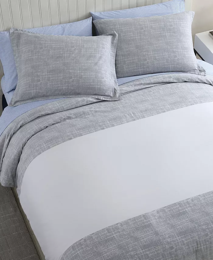 Poppy and Fritz CLOSEOUT! Connery Stripe Twin Duvet Cover Set