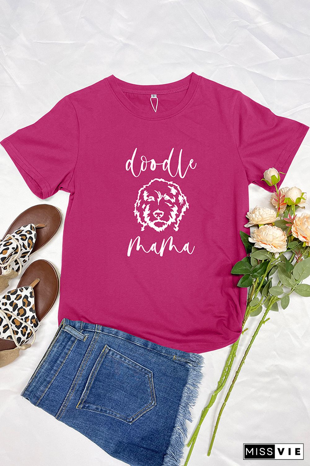 Doodle Mama Short Sleeve Graphic Tee Wholesale