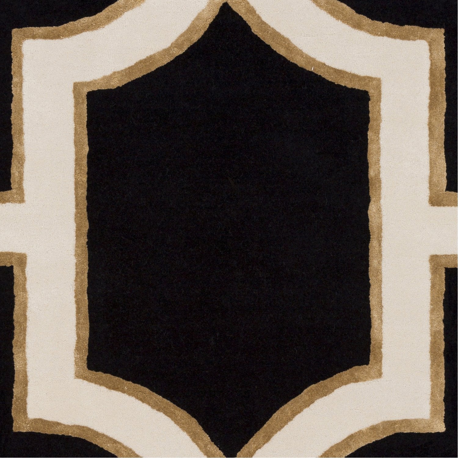 Intermezzo Rug in Black & Cream