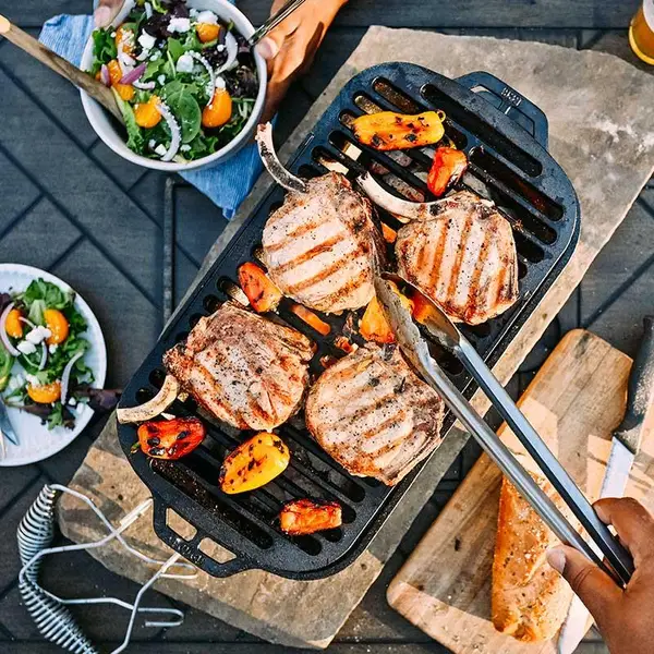 Lodge Sportsman's Pro Cast Iron Grill