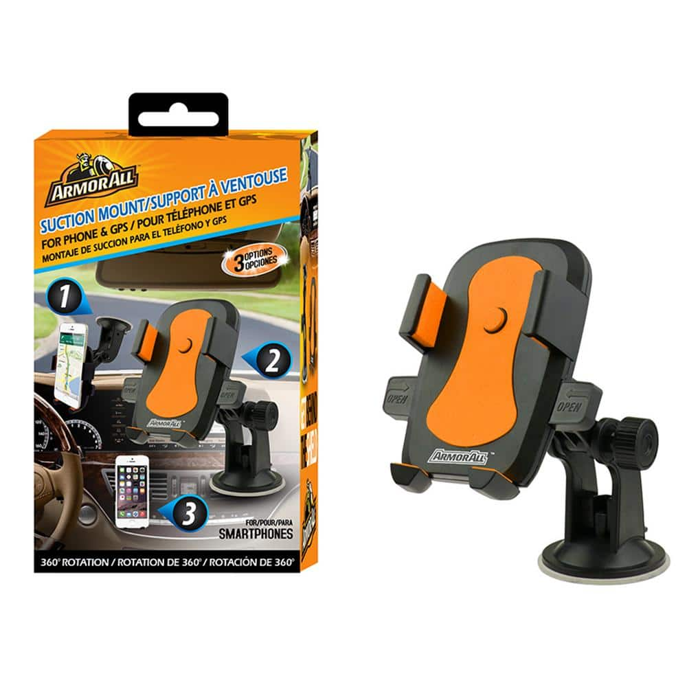 Armor All Universal Phone Mount Kit AMK3-0117-BLK