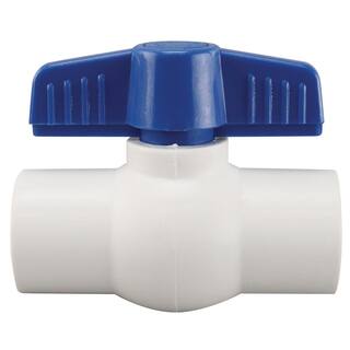 Everbilt 12 in. x 12 in. x 3 in. PVC Schedule 40 Slip x Slip Ball Valve Pro Pack (12-Pack) PVCBV1212JR