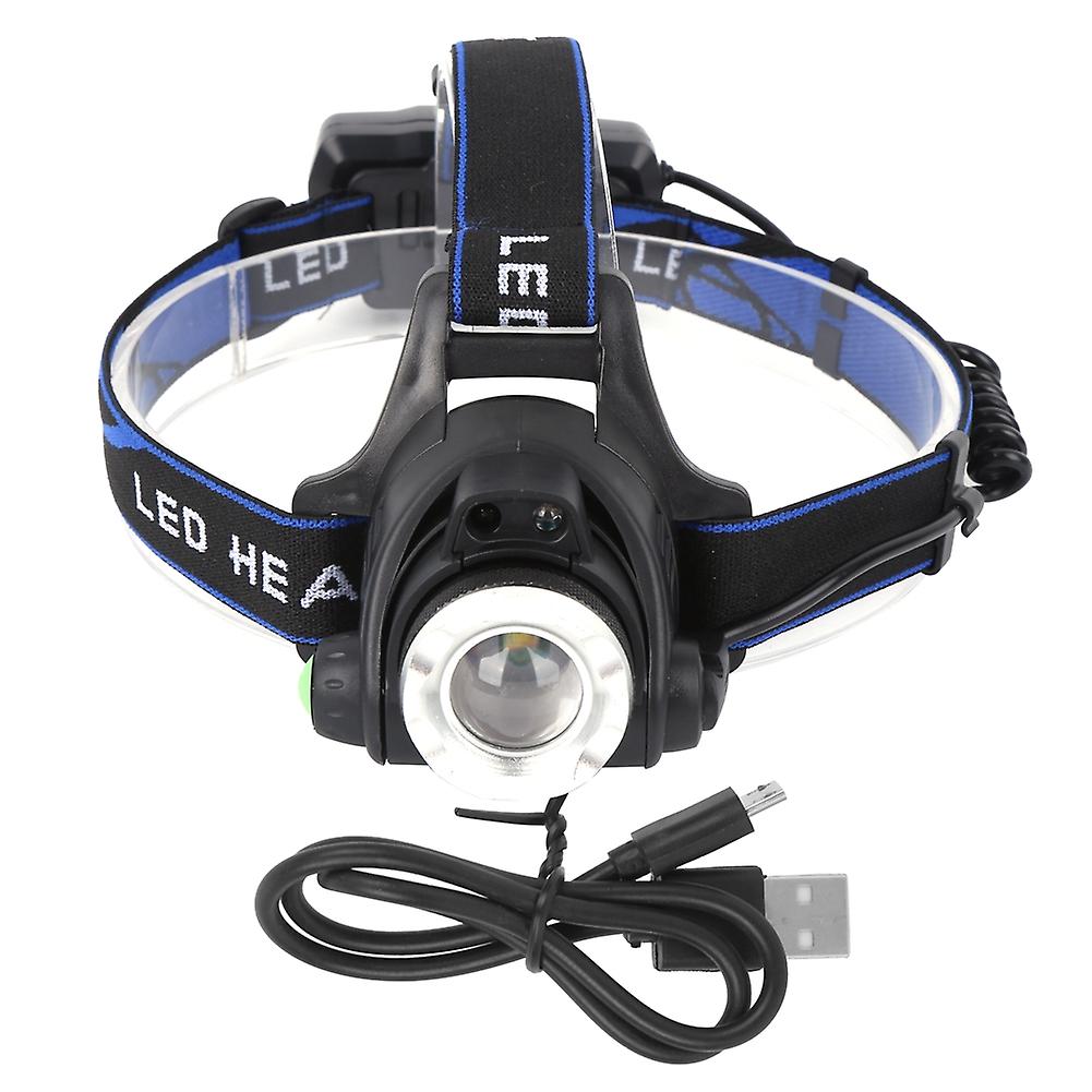 Led Headlamp Usb Rechargeable Head Light Flashlight For Outdoor Camping Beekeeping Supplies