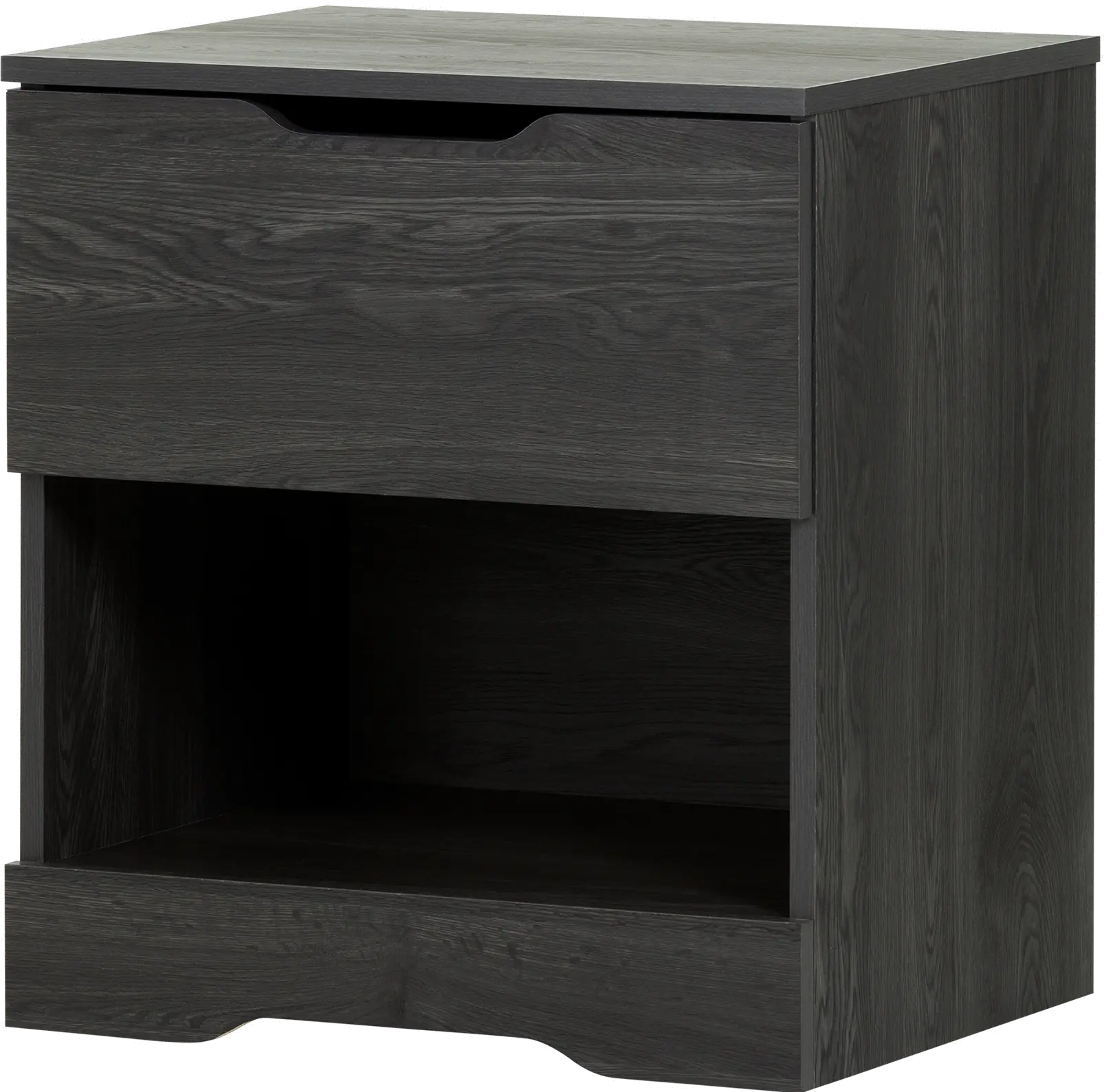 Holland Modern Farmhouse Gray Oak Nightstand - South Shore