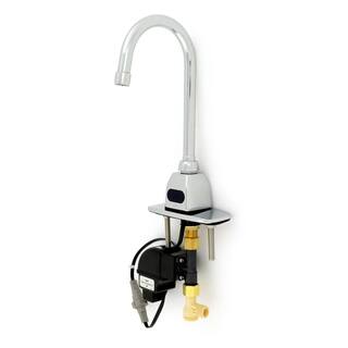 Zurn AquaSense Single Hole Gooseneck Sensor Faucet with 1.5 gpm Flow Control and 4