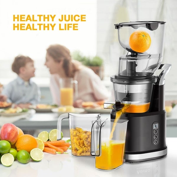 3.2-inch Chute， Cold Press Masticating juicer