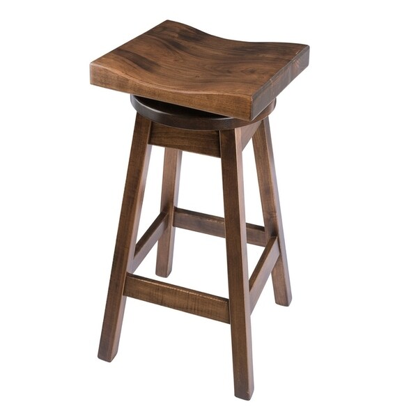 Swivel Urban Bar Stool in Maple Wood