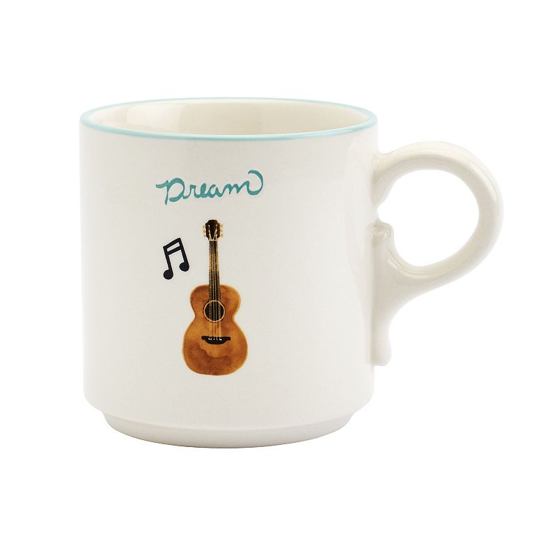 Dolly Parton 2-pc. Flower and Guitar Coffee Mug Set