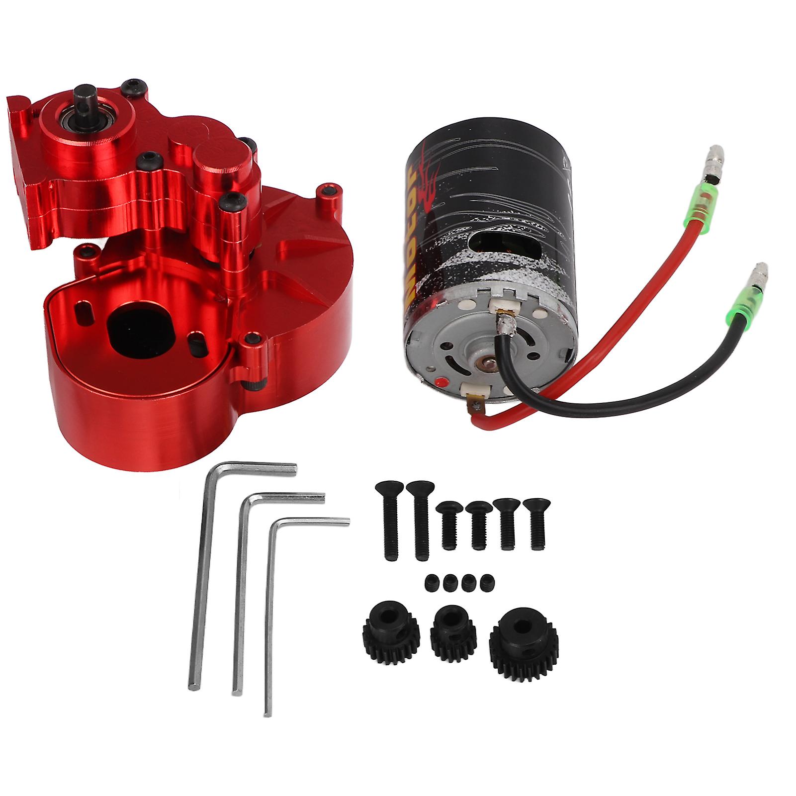 Rc Transmission Gear Box Set With 60t Motor And Motor Gears For Axial Scx10 1/10 Rc Carred