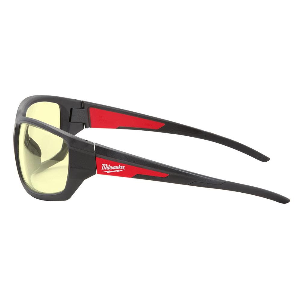 Milwaukee Performance Safety Glasses - Yellow Fog-Free Lenses 48-73-2120 from Milwaukee