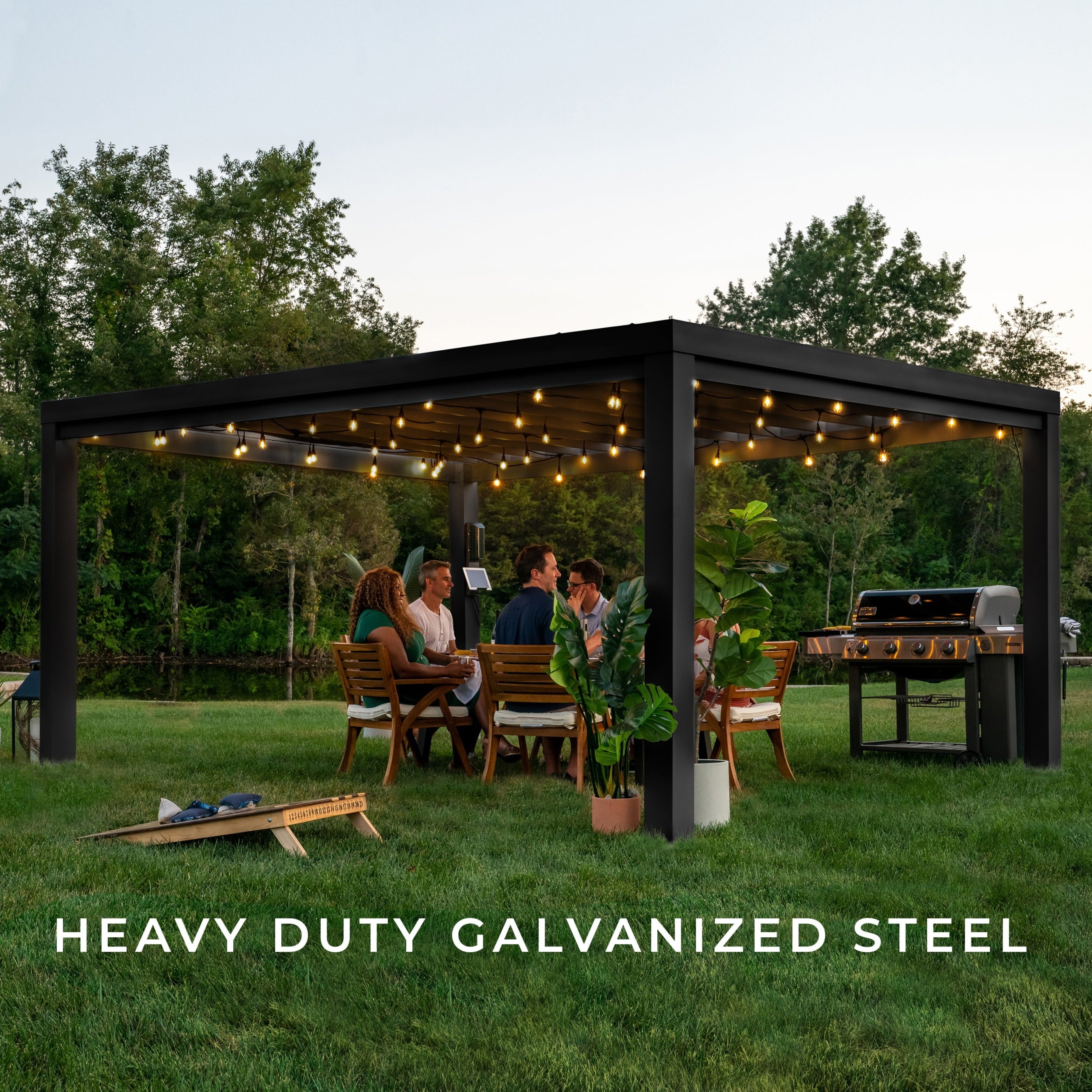 Backyard Discovery 16' x 12' Trenton Modern Steel Pergola