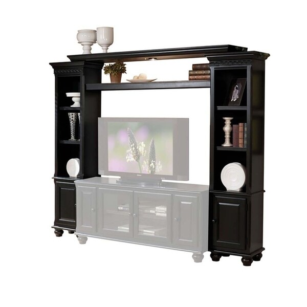 ACME Ferla Entertainment Center， Black (1Set/3Ctn)