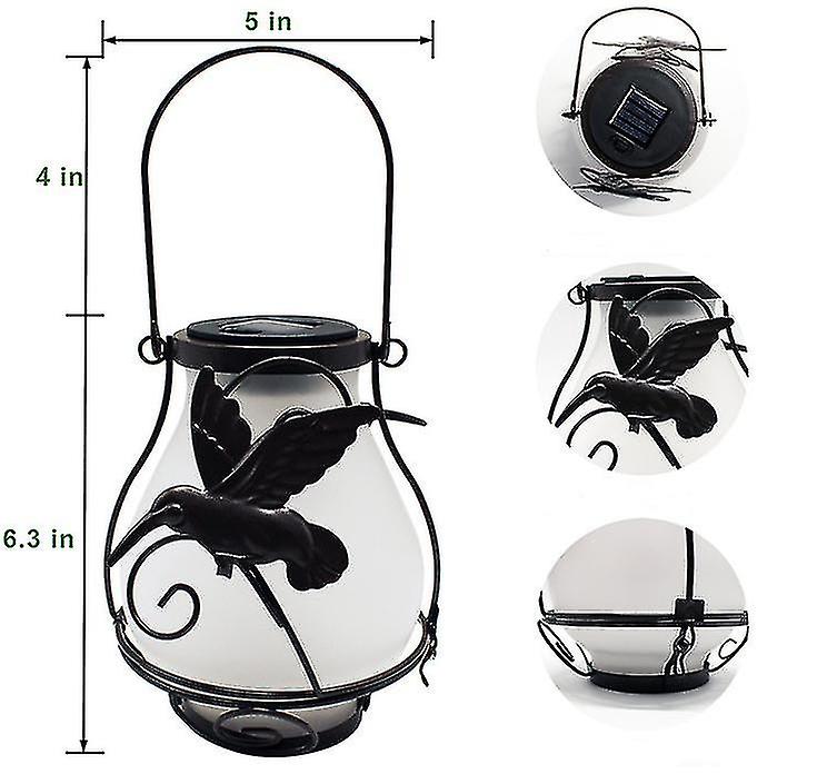 Solar Flame Light Led Hanging Landscape Lantern Courtyard Waterproof