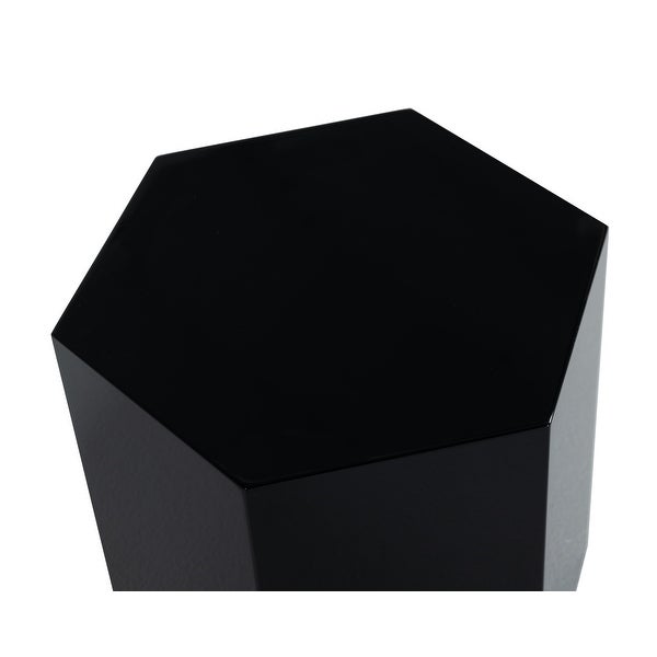 Modrest Newmont Medium Black High Gloss End Table