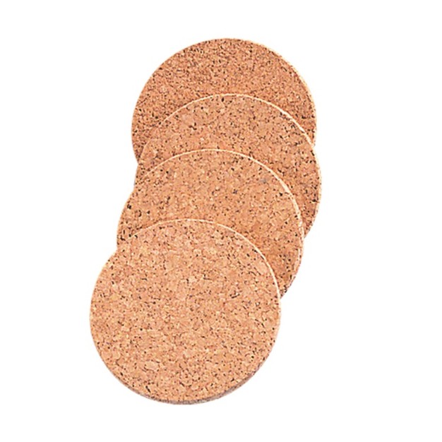 Better Houseware Natural Cork Coasters Set Of 4