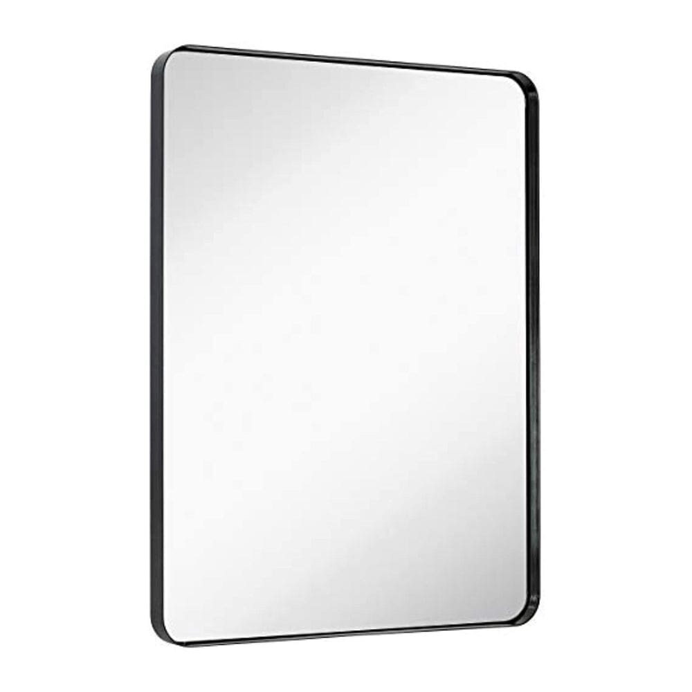 Contemporary Brushed Metal Wall Mirror (30inch x 40inch)