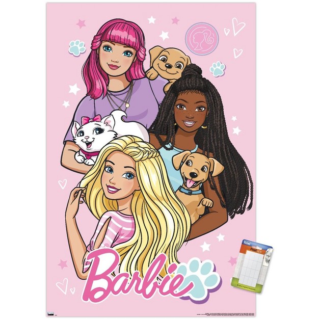 Trends International Mattel Barbie Cute Unframed Wall Poster Prints