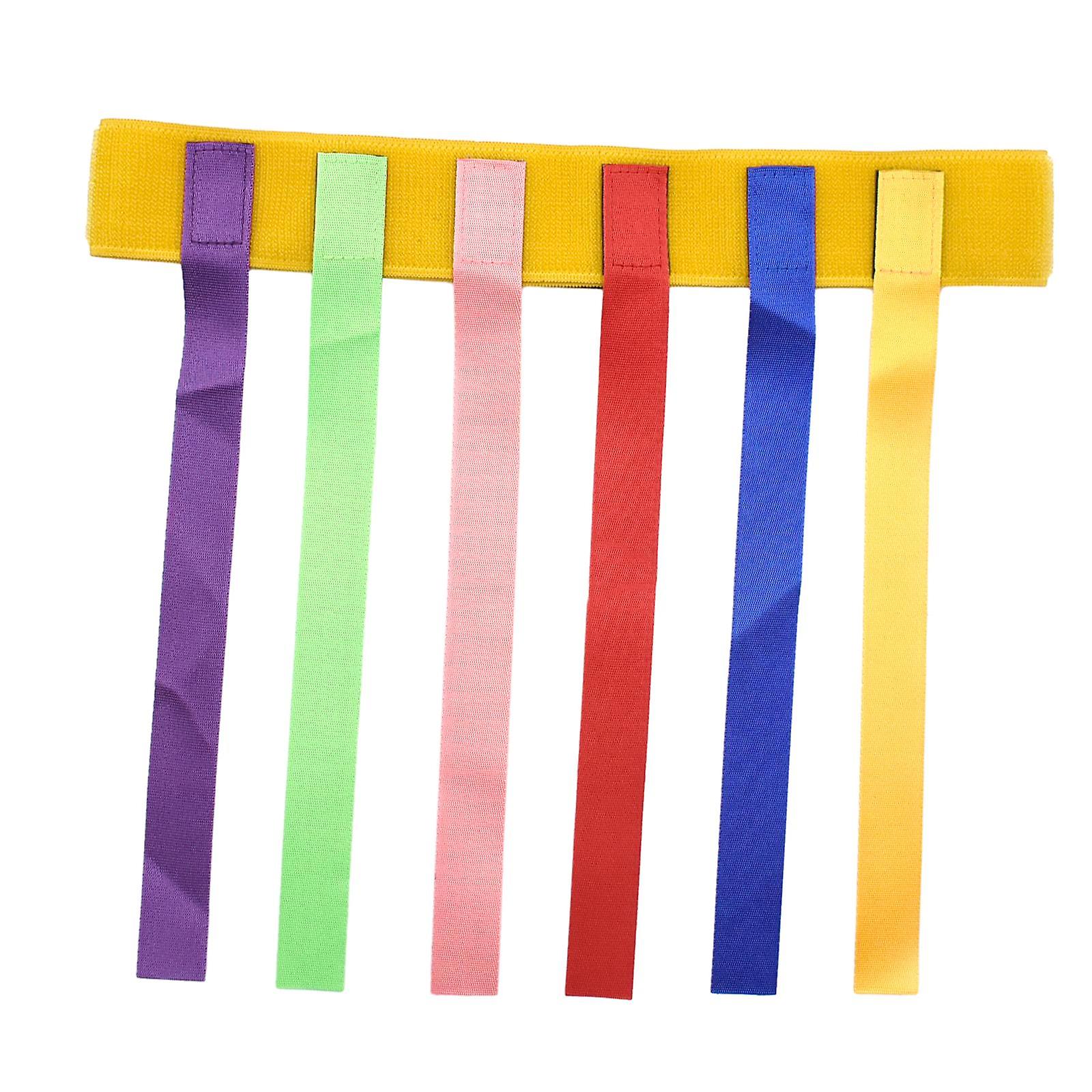 Pull Tail Game Belt Team Game Kids Chasing Game For Outdoor Birthday Yellow