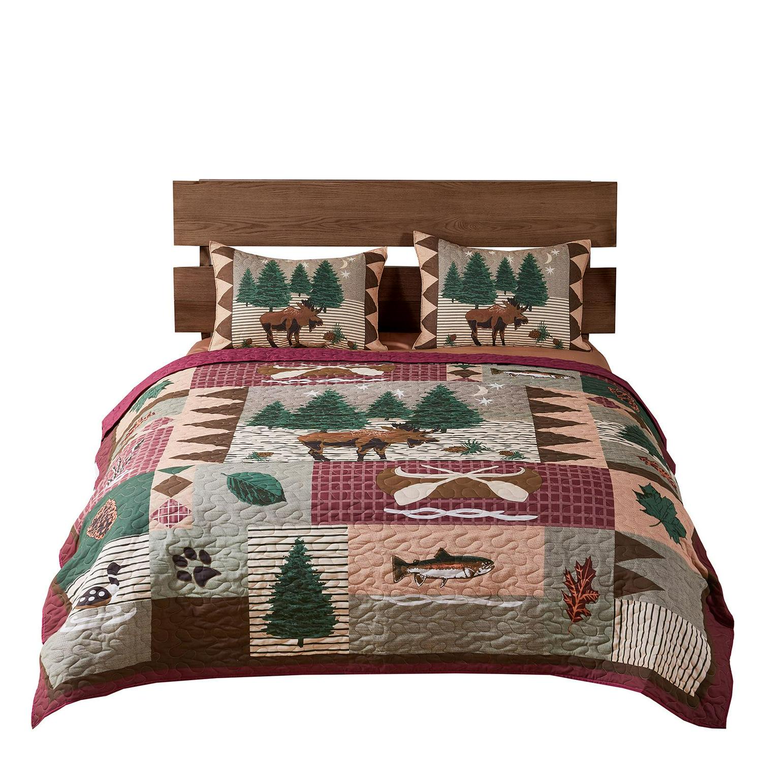 Global Trends Timberline Quilt Set 3Piece King  Crowdfused