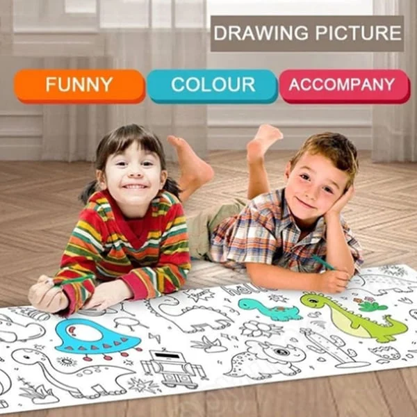 (🔥  Promotion 48% OFF)🔥🔥 Children's Drawing Roll - BUY 3 GET 10%OFF & FREE SHIPPING NOW!