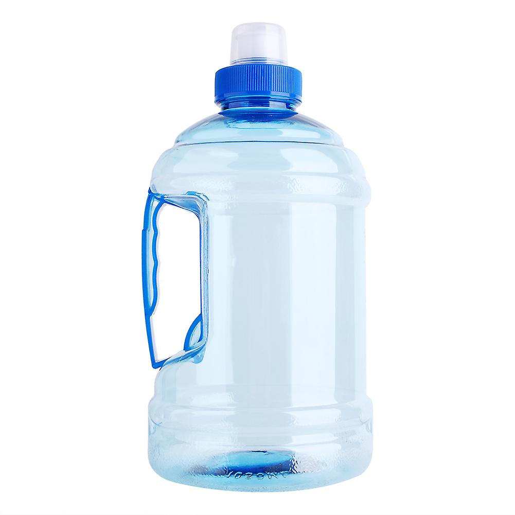 1l Bpa Free Drink Water Bottle Cap Kettle Pet Sport Picnic Blue