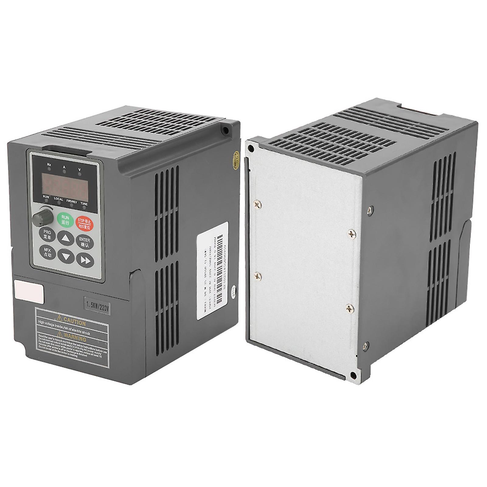 1.5kw 2hp Vector Type Vfd Frequency Inverter Converter 1-phase 220v To 3-phase 0-220v 7a