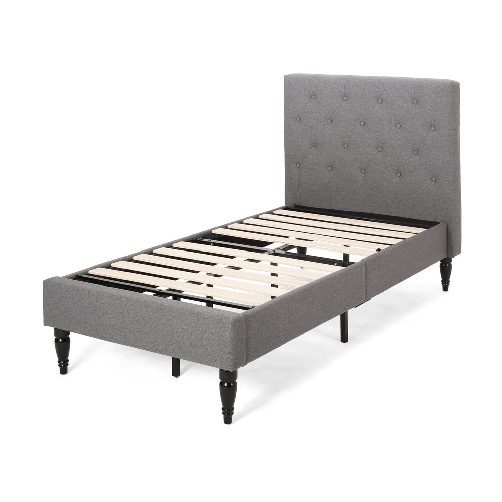 Atterbury Twin size Contemporary Tufted Platform Bed by Christopher Knight Home