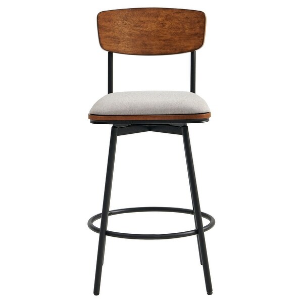 Claire Swivel Counter Height Bar Stool Set of 2