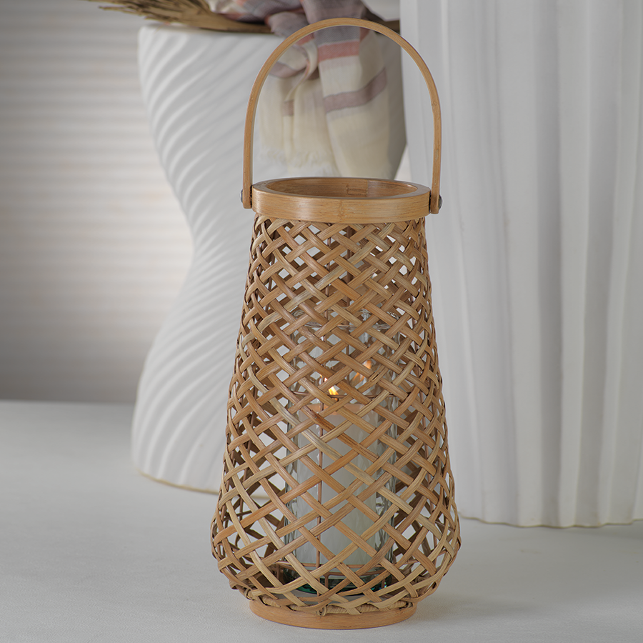 Mactan Tall Rattan Decorative Lantern