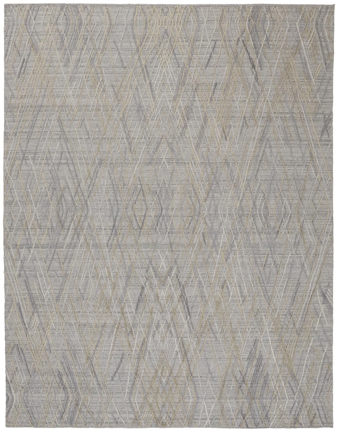 Huntley Hand Woven Gray and Taupe Rug by BD Fine