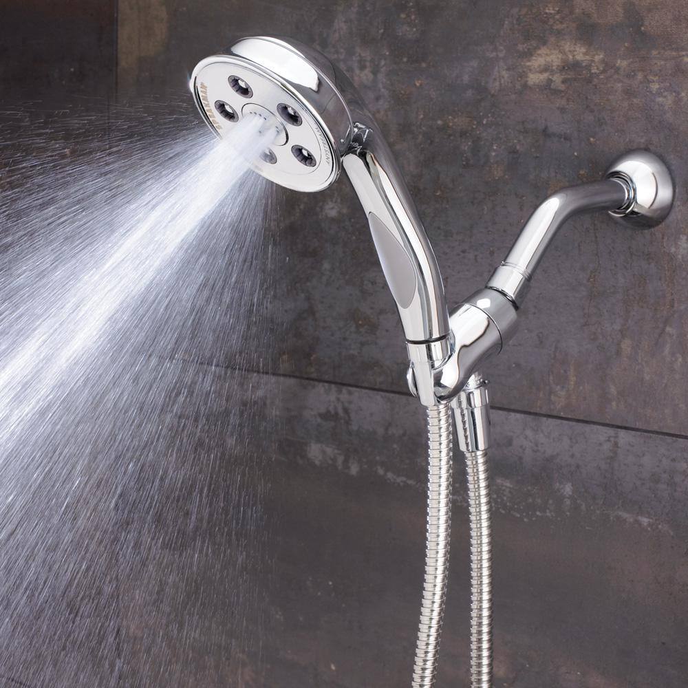 Speakman 3-Spray 3.8 in. Single Wall Mount Handheld Adjustable Shower Head in Polished Chrome VS-3014