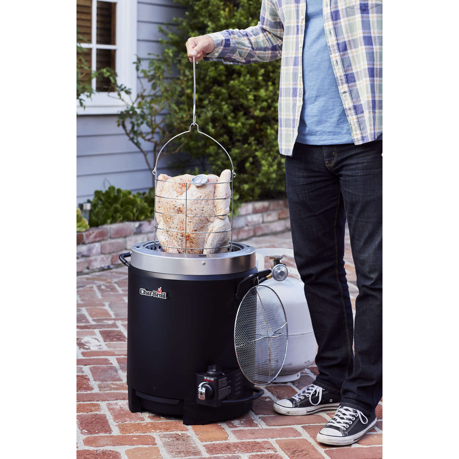 Char-Broil Big Easy 16000 BTU Stainless Steel Oil-less Turkey Fryer 16 lb