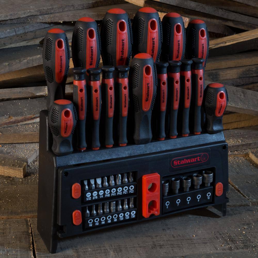 Stalwart Screwdriver Set with Magnetic Tips (39-Piece) HW5500018