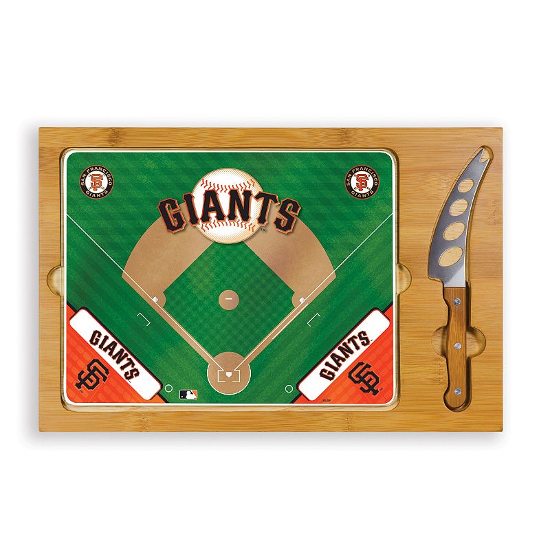 Picnic Time San Francisco Giants Icon Rectangular Cutting Board Gift Set