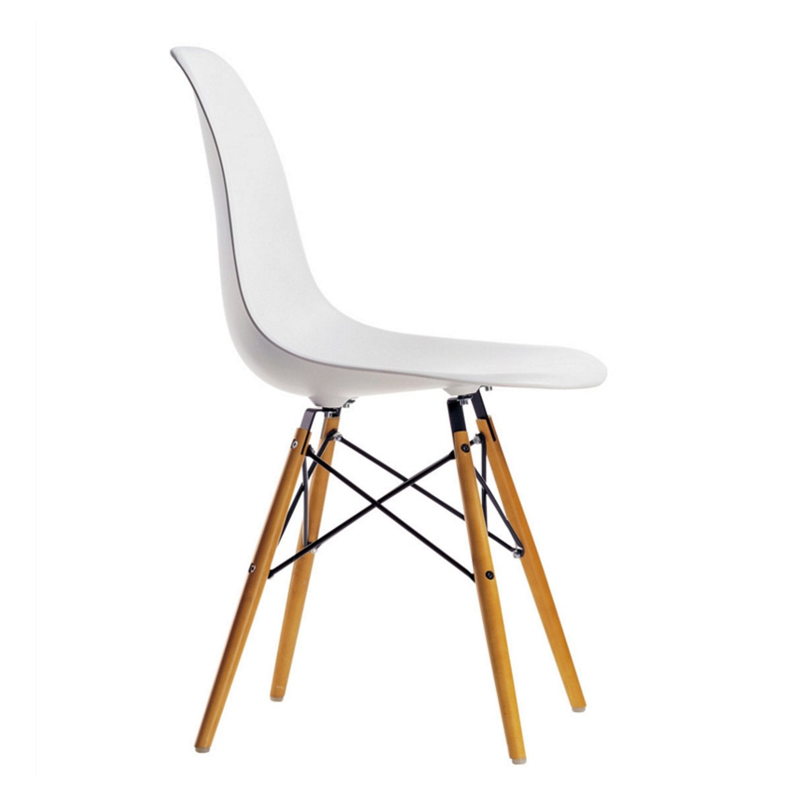 Aron Living Paris Dining Side Chair with Wood Legs